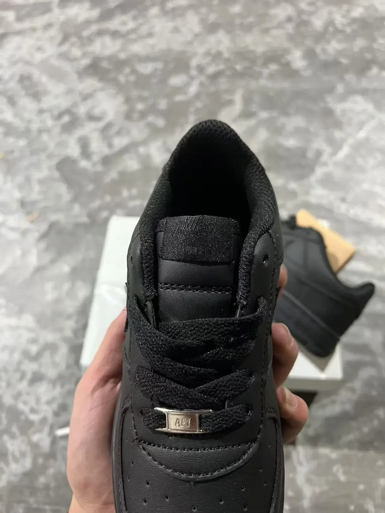 Nike Air Force 1 Black Lifestyle Sneakers 4