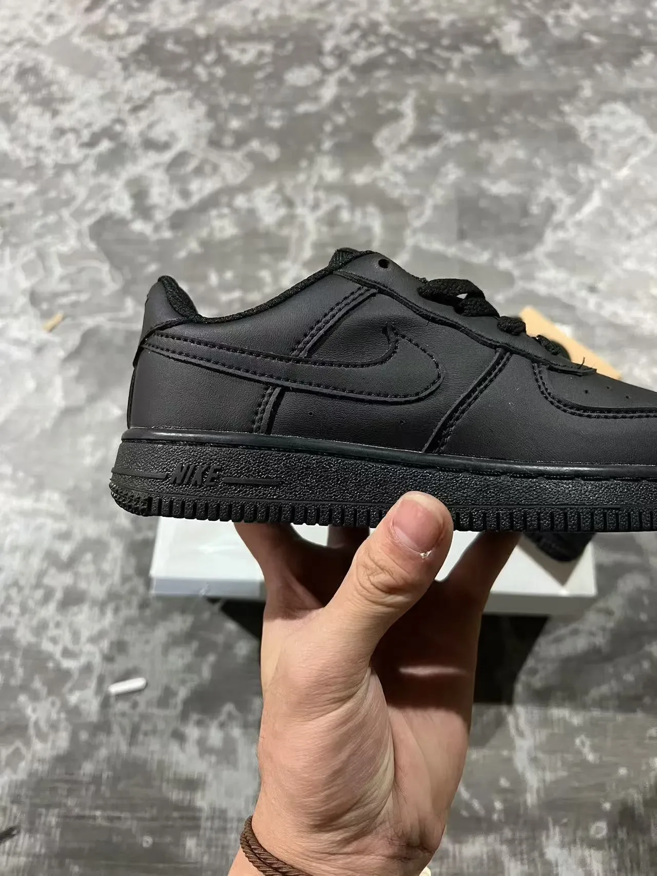 Nike Air Force 1 Black Lifestyle Sneakers 7