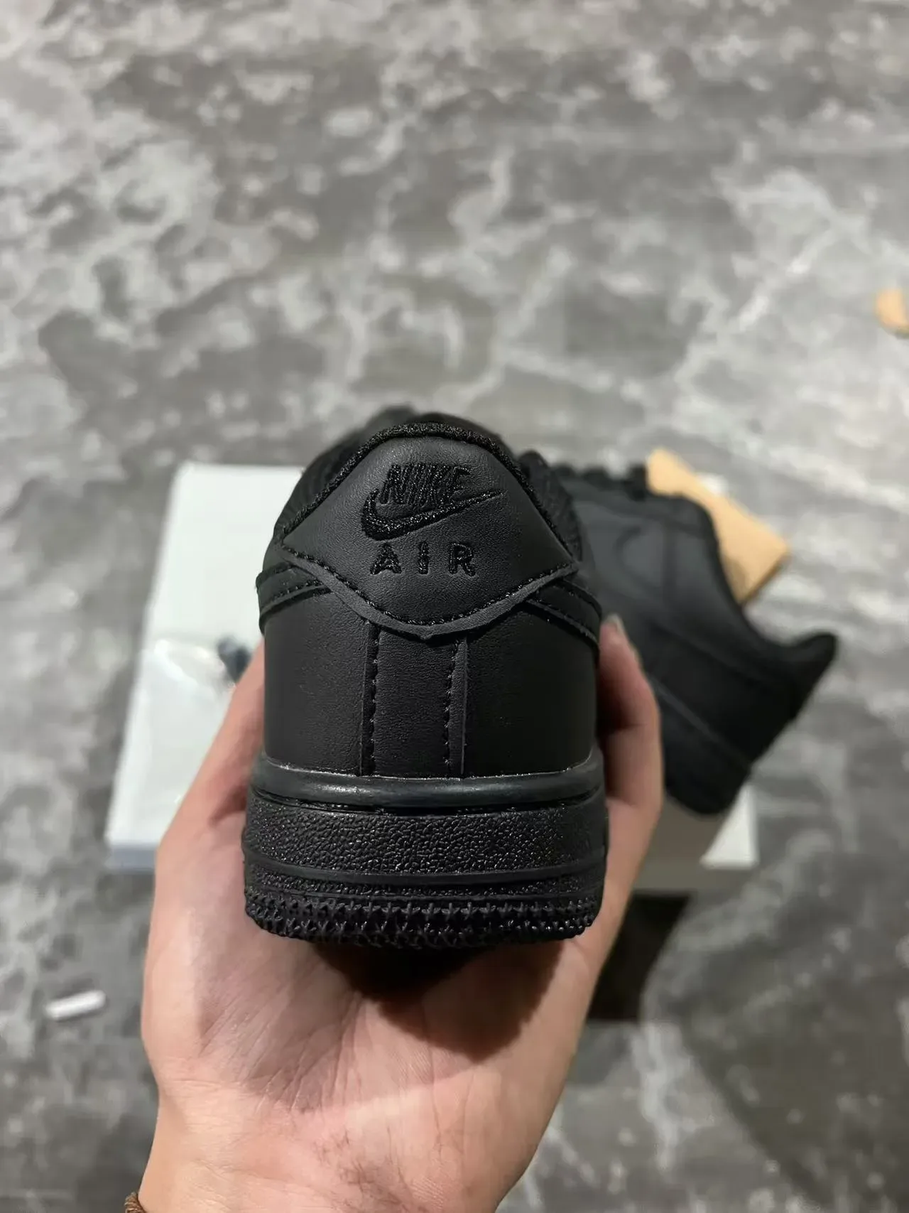 Nike Air Force 1 Black Lifestyle Sneakers 8