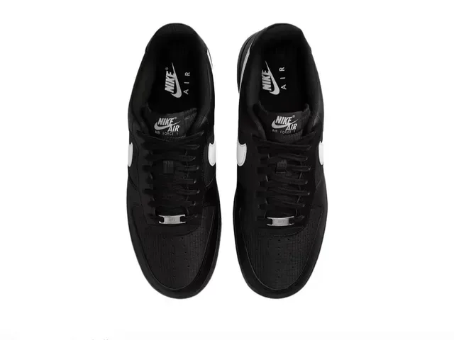 Nike Air Force 1 Black White Lifestyle Sneakers 4
