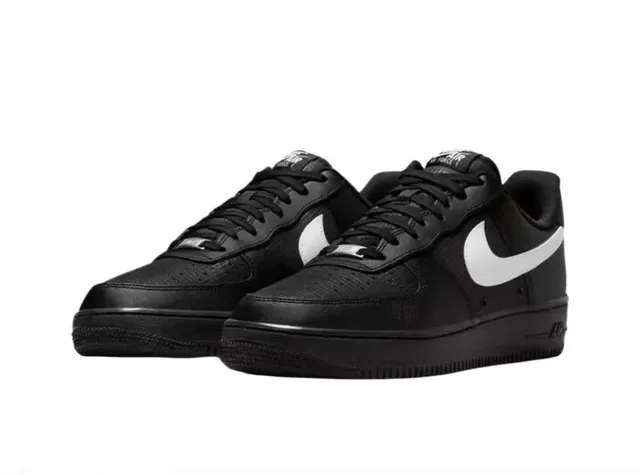 Nike Air Force 1 Black White Lifestyle Sneakers 5