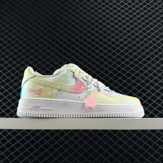 Nike Air Force 1 Low पेस्टल टाई-डाई वेलेंटाइन डे लाइफस्टाइल स्नीकर