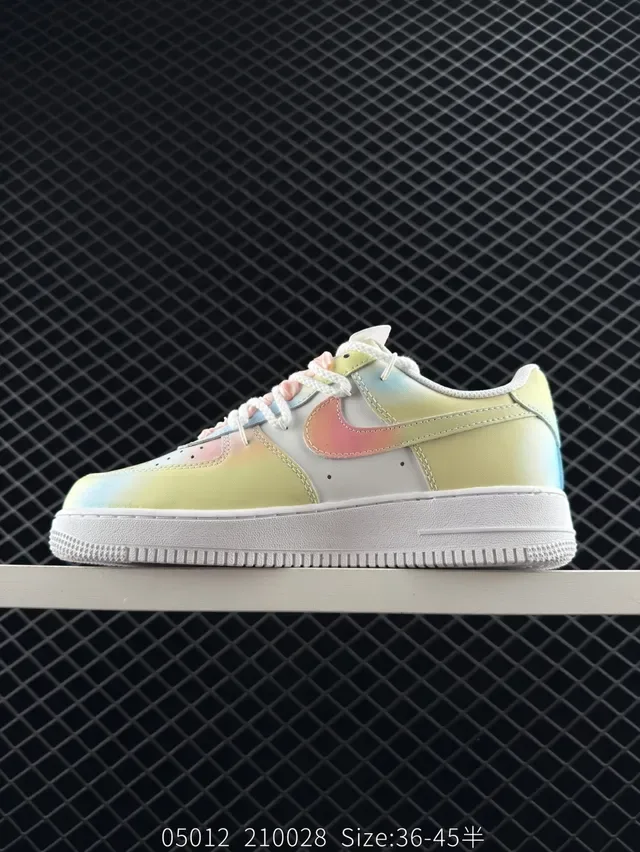 Nike Air Force 1 Low Pastel Tie-Dye Valentine's Day Lifestyle Sneakers 6