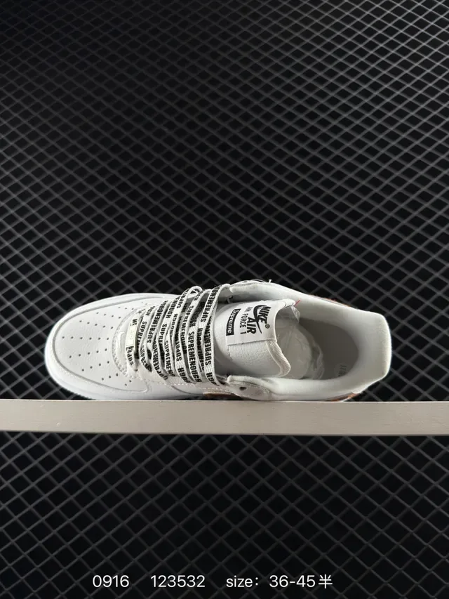 Nike Air Force 1 Low White Leopard-Print Lifestyle Sneakers 4