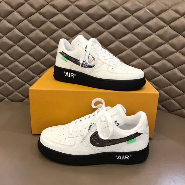 Nike Air Force 1 Off-White Deconstructed White Black Lifestyle Sneakers 2
