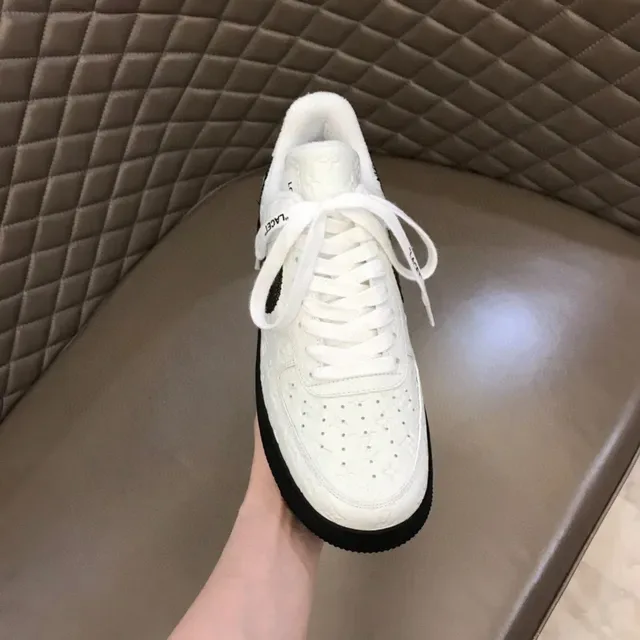 Nike Air Force 1 Off-White Deconstructed White Black Lifestyle Sneakers 5