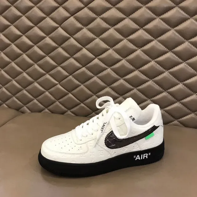Nike Air Force 1 Off-White Deconstructed White Black Lifestyle Sneakers 6