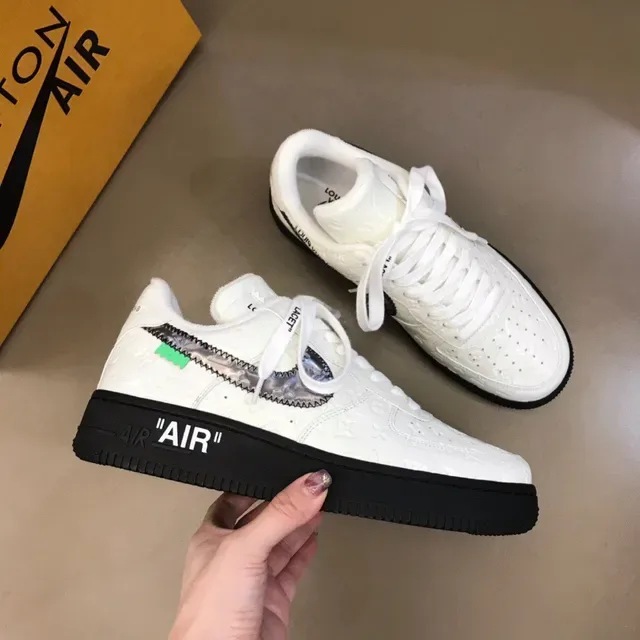 Nike Air Force 1 Off-White Deconstructed White Black Lifestyle Sneakers 7