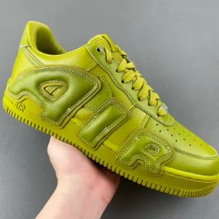Nike Air Force 1 Olive Green Full Leather Lifestyle Sneakers