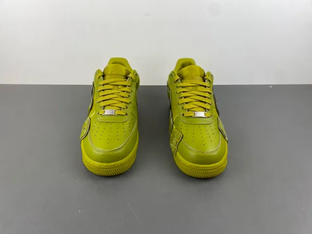 Nike Air Force 1 Olive Green Full Leather Lifestyle Sneakers 11