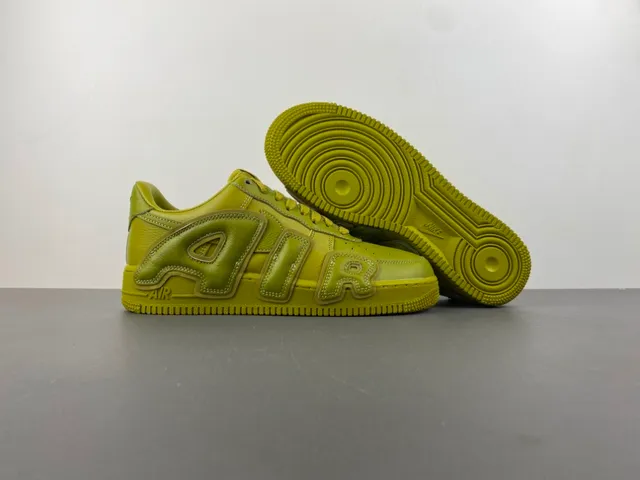 Nike Air Force 1 Olive Green Full Leather Lifestyle Sneakers 12
