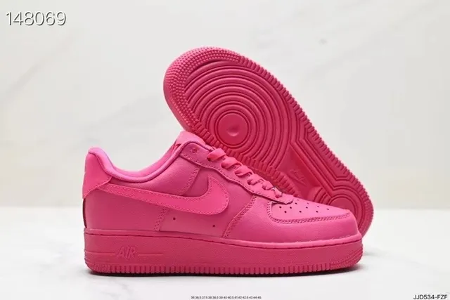 Nike Air Force 1 Pink Monochrome Lifestyle Sneakers 6