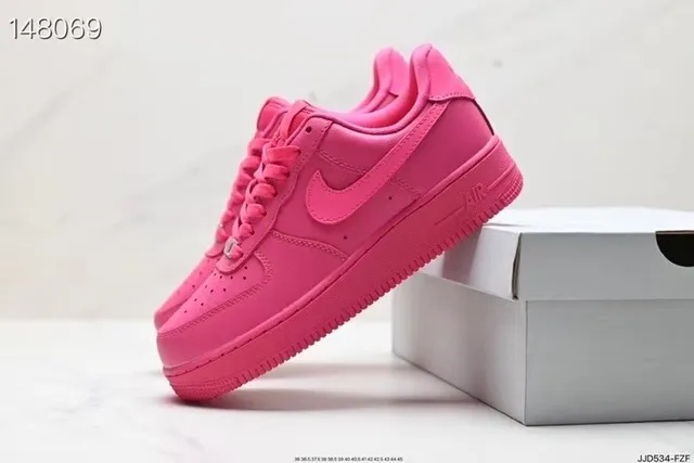 Nike Air Force 1 Pink Monochrome Lifestyle Sneakers 9