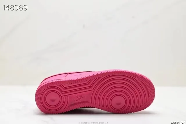 Nike Air Force 1 Pink Monochrome Lifestyle Sneakers 10
