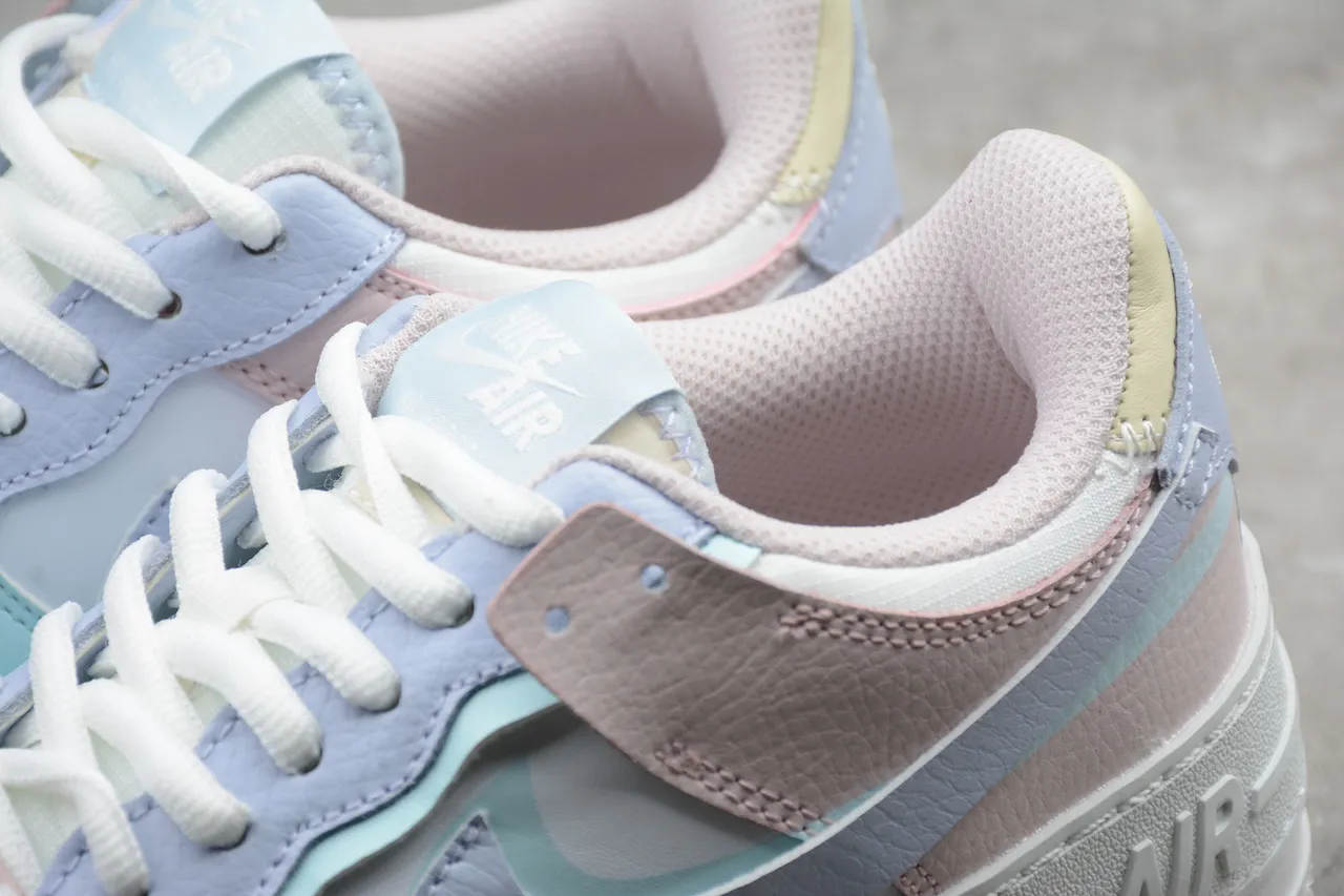 Nike Air Force 1 Shadow Pastel Multicolor Lifestyle Sneakers 8