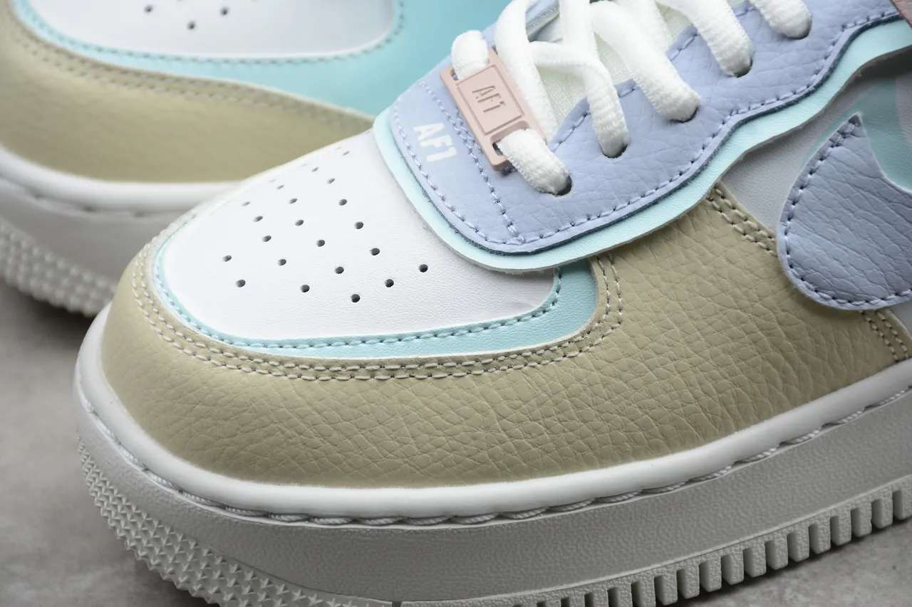 Nike Air Force 1 Shadow Pastel Multicolor Lifestyle Sneakers 10