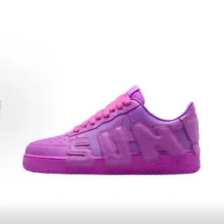 Nike Air Force 1 Sun Embossed Purple Gradient Lifestyle Sneakers