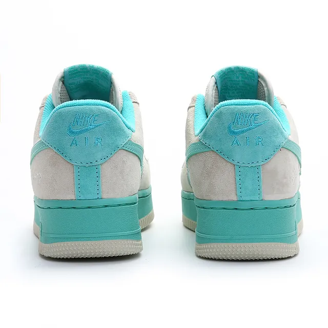 Nike Air Force 1 Tiffany Beige Turquoise Lifestyle Sneakers 7