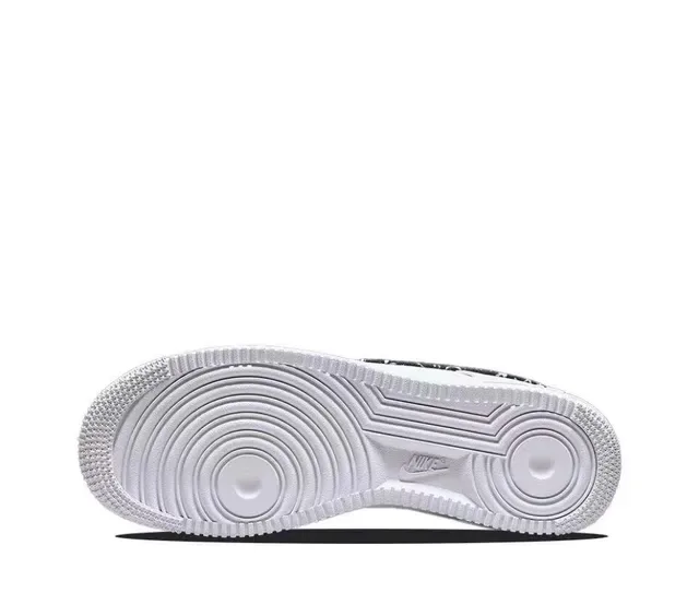 Nike Air Force 1 White Bandana-Print Lifestyle Sneakers 2