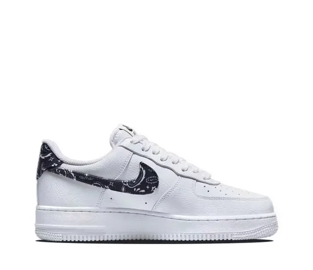 Nike Air Force 1 White Bandana-Print Lifestyle Sneakers 6