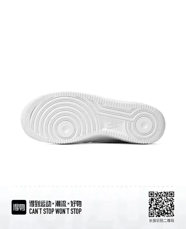 Nike Air Force 1 White Black Low-Top Leather Upper Lifestyle Sneakers 8