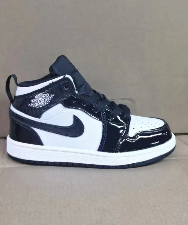 Nike Air Jordan 1 Black Blue Red Yellow Basketball Shoes 3