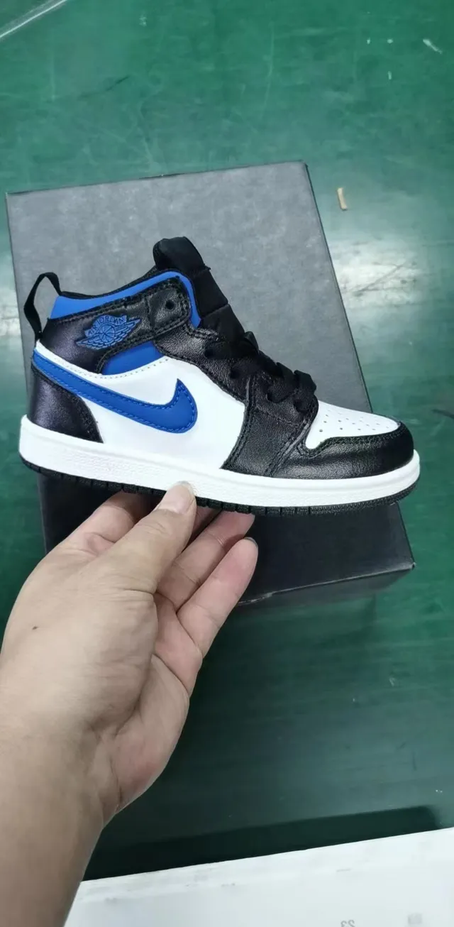 Nike Air Jordan 1 Black Blue Red Yellow Basketball Shoes 11
