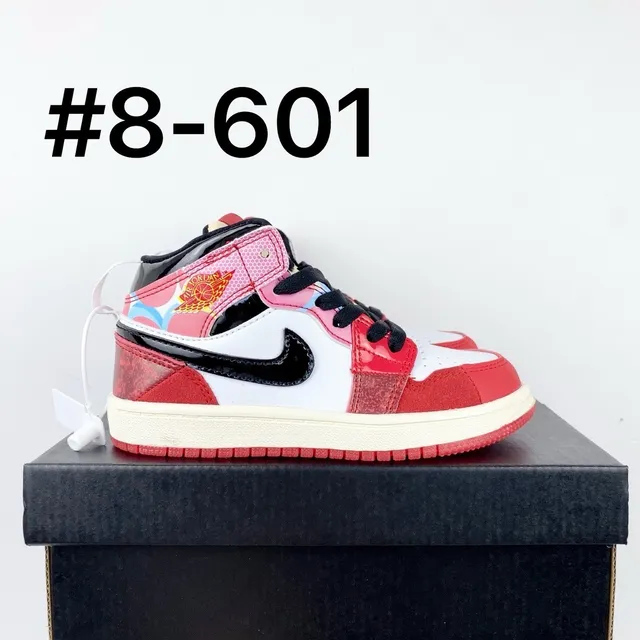 Nike Air Jordan 1 Black White Gum Basketball Shoes 5