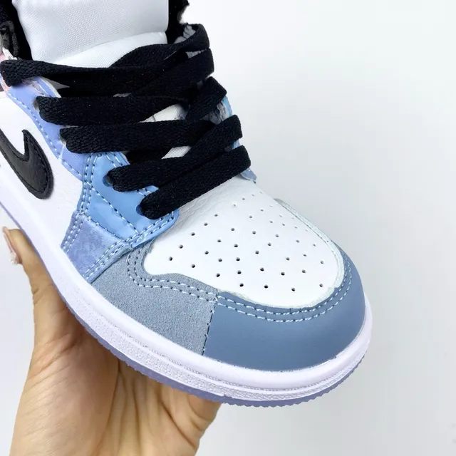Nike Air Jordan 1 Black White Gum Basketball Shoes 17