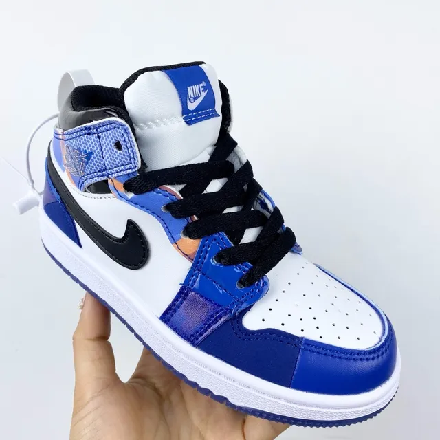 Nike Air Jordan 1 Black White Gum Basketball Shoes 21