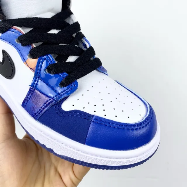 Nike Air Jordan 1 Black White Gum Basketball Shoes 23
