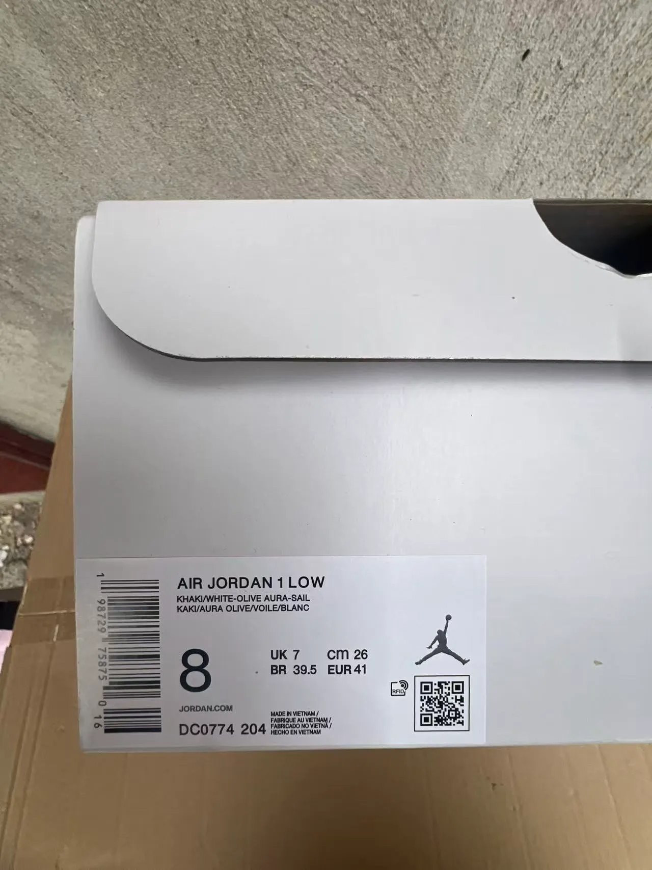 Nike Air Jordan 1 Low Beige Sage Lifestyle Sneakers 10
