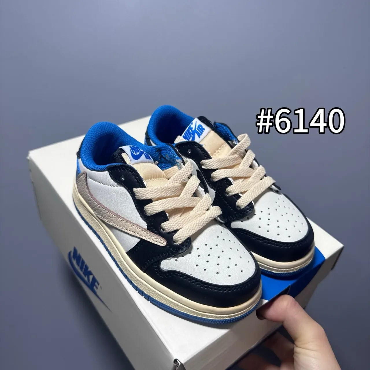 Nike Air Jordan 1 Low Lavender Pink Blue Lifestyle Sneakers 19