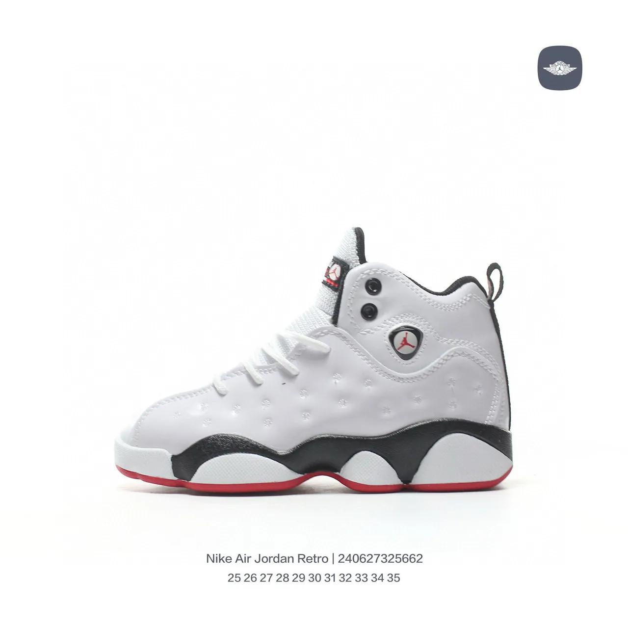 Nike Air Jordan 12 Retro Black Gray White Red Basketball Shoes 9