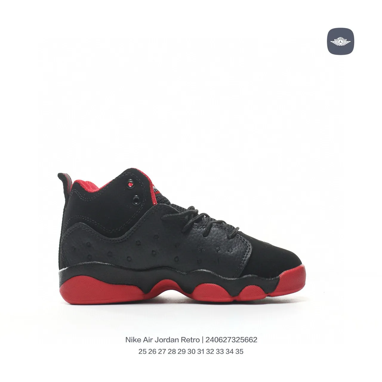 Nike Air Jordan 12 Retro Black Gray White Red Basketball Shoes 24