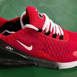Nike Air Max 270 লাল কালো সাদা লাইফস্টাইল স্নিকার্স