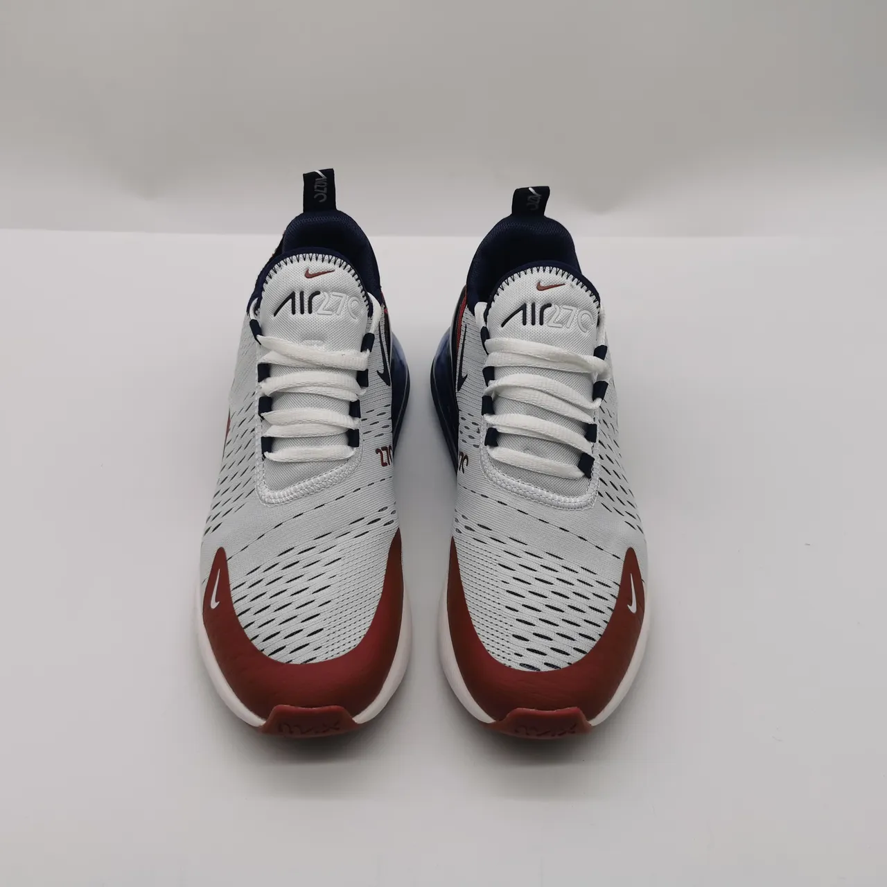 Nike Air Max 270 White Red Navy Lifestyle Sneakers 2