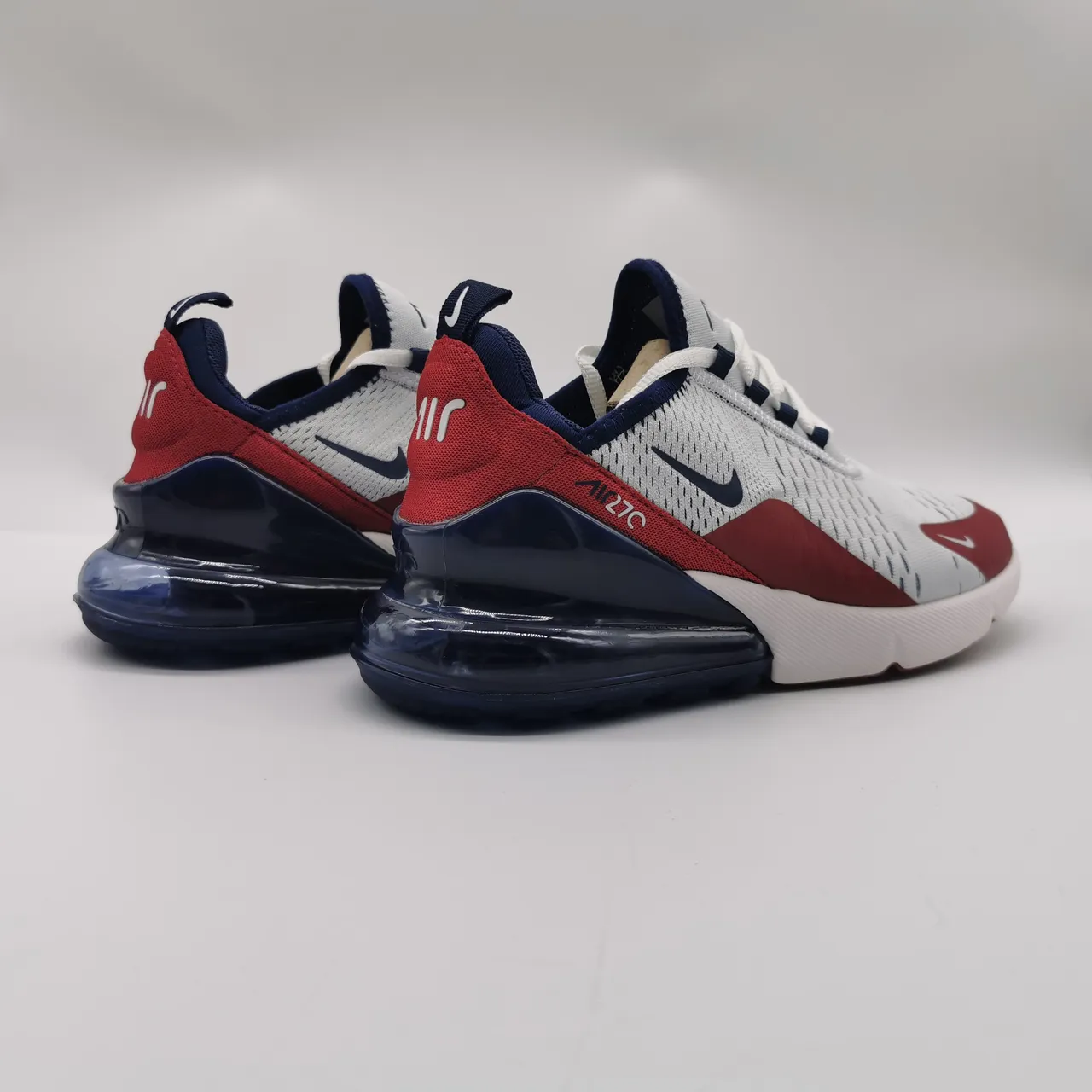 Nike Air Max 270 White Red Navy Lifestyle Sneakers 4
