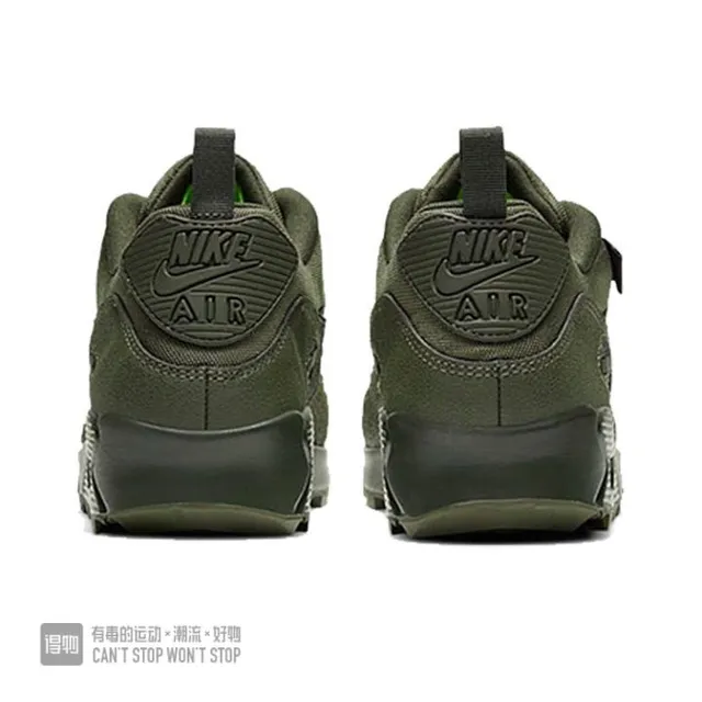 Nike Air Max 90 Army Green Yellow Silhouette Olive Upper Lifestyle Sneakers 5