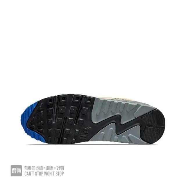 Nike Air Max 90 بيج أسود رمادي حذاء لايف ستايل 2