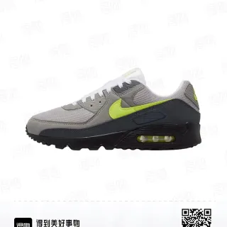 Nike Air Max 90 Gray and Neon Green Lifestyle Sneakers