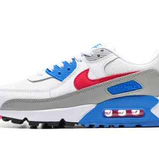 Nike Air Max 90 White Red Blue Pink Lifestyle Sneakers