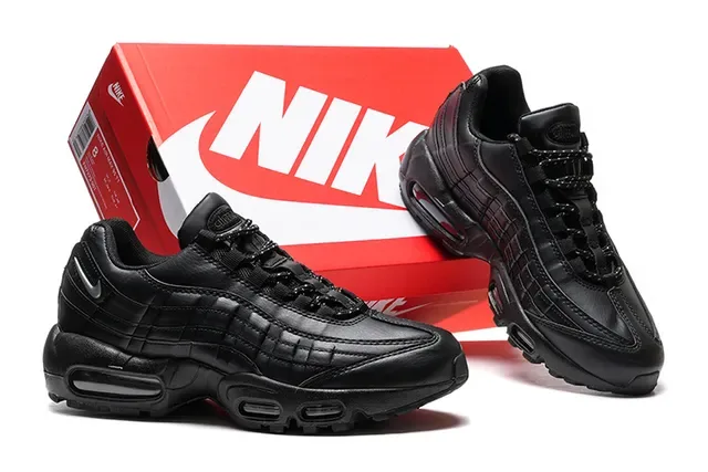 Nike Air Max 95 Black Monochrome Lifestyle Sneakers 2