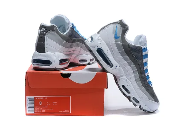 Nike Air Max 95 Gray Black Volt Lifestyle Sneakers 8