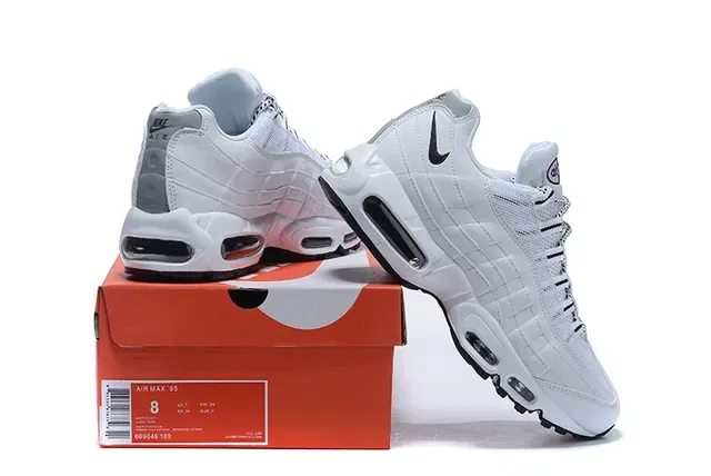 Nike Air Max 95 Gray Black Volt Lifestyle Sneakers 14