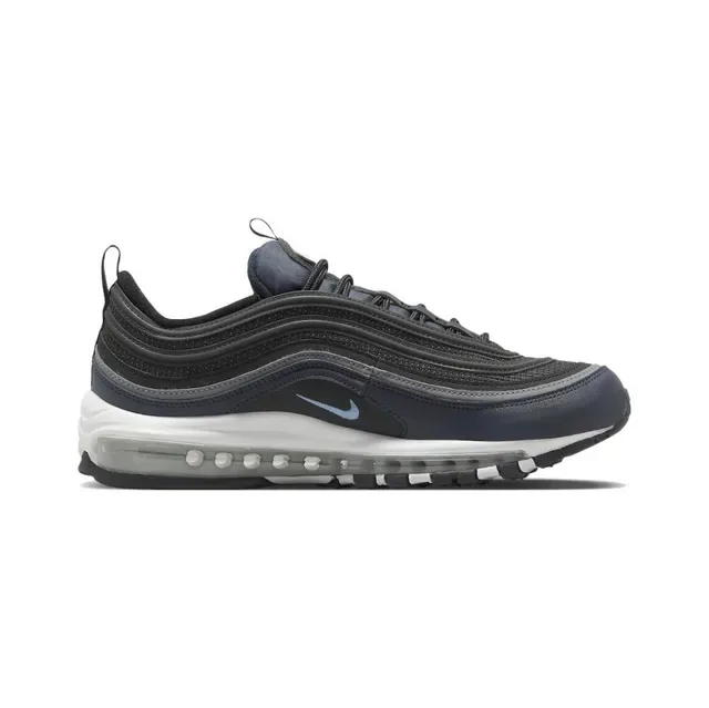 Nike Air Max 97 Dark Gray and White Lifestyle Sneakers 6