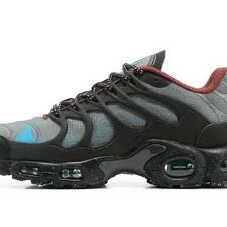 Nike Air Max Plus Black Gray Cyan Red Lifestyle Sneakers