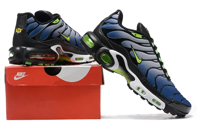 Nike Air Max Plus Black Red Blue Lifestyle Sneakers 2