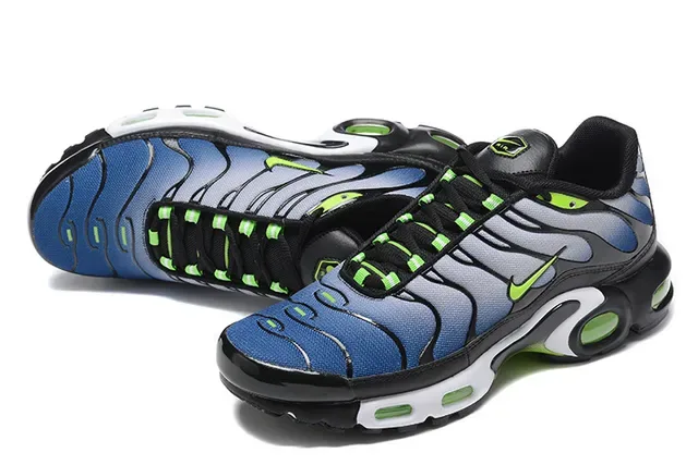 Nike Air Max Plus Black Red Blue Lifestyle Sneakers 4