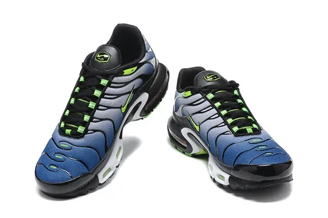 Nike Air Max Plus Black Red Blue Lifestyle Sneakers 6
